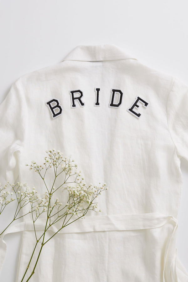 Bride Set - Iron On Letters Black