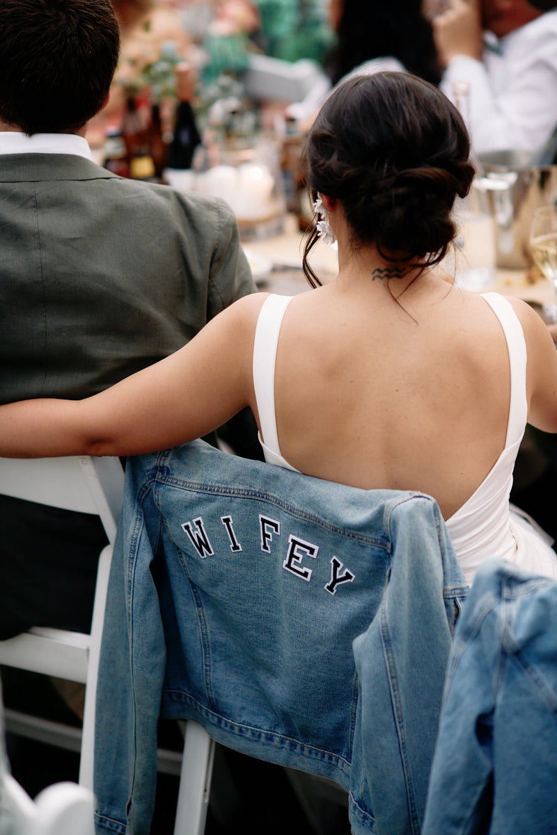 Wifey Set - Iron On Letters Black