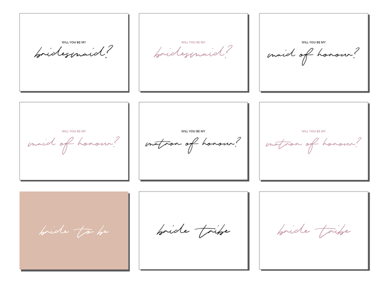 Classic Bridesmaid Custom Personalised Gift Box - Large