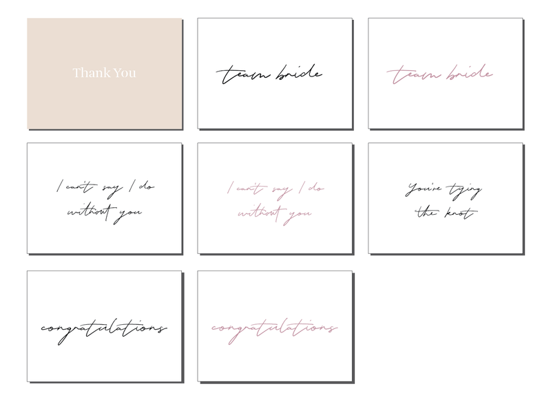 Classic Bridesmaid Custom Personalised Gift Box - Large