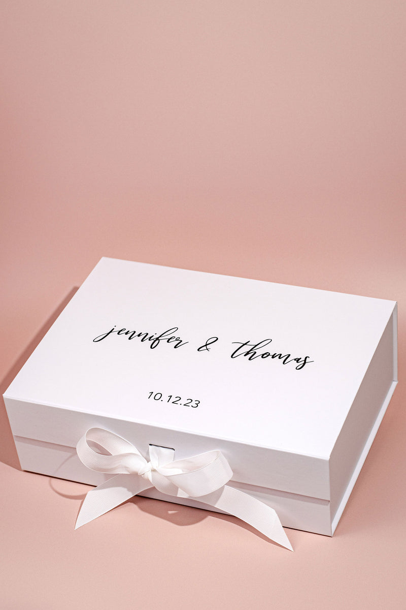 Bride & Groom Custom Personalised Gift Box - Large – Bon Love