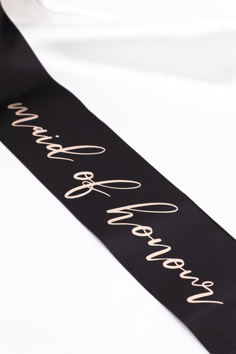 Hen's Bachelorette Party Sash - Black